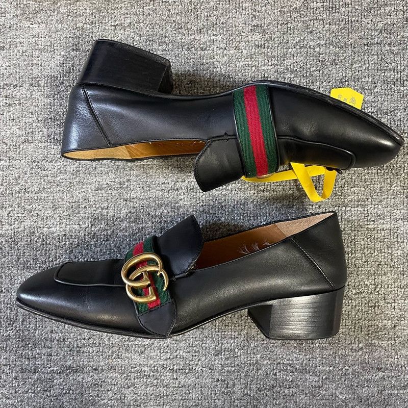 Gucci Gucci Black Casual Slip-On Shoes for Men 0079 Size US 6.5 / EU 39-40 - 6 Thumbnail