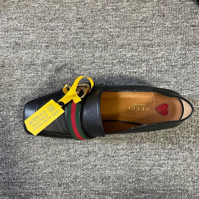 Gucci Gucci Black Casual Slip-On Shoes for Men 0079 Size US 6.5 / EU 39-40 - 7 Thumbnail