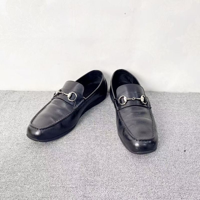 Gucci Gucci Casual Leather Shoes for Men 0079 Size US 8 / EU 41 - 4 Thumbnail