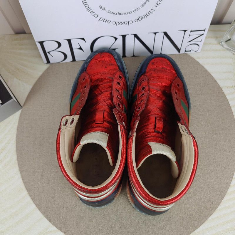 Gucci Gucci Colorblock High-Top Casual Sneakers 0079 Size US 8.5 / EU 41-42 - 8 Thumbnail