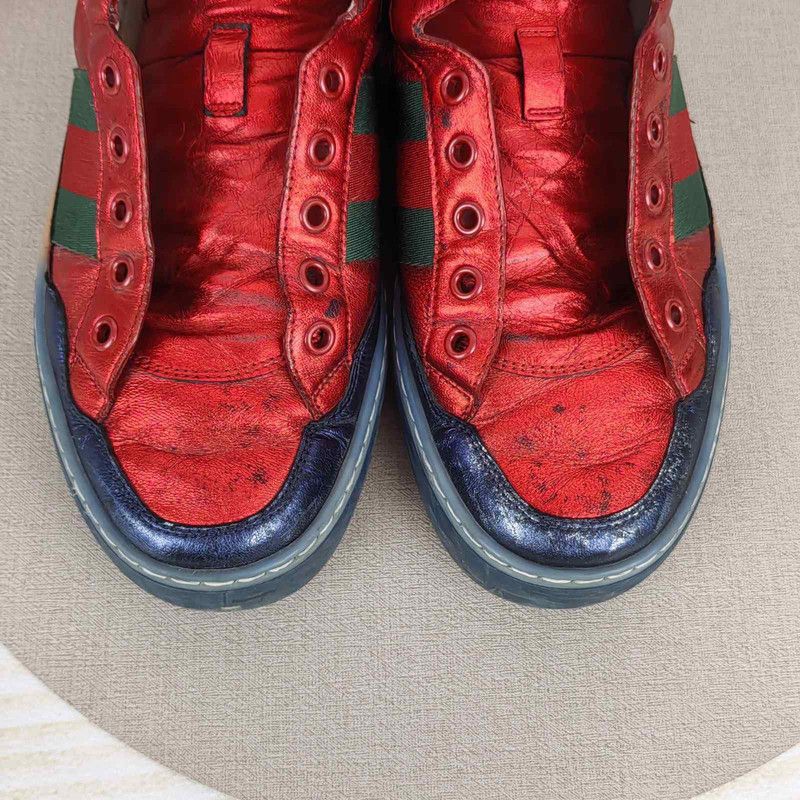 Gucci Gucci Colorblock High-Top Casual Sneakers 0079 Size US 8.5 / EU 41-42 - 9 Thumbnail
