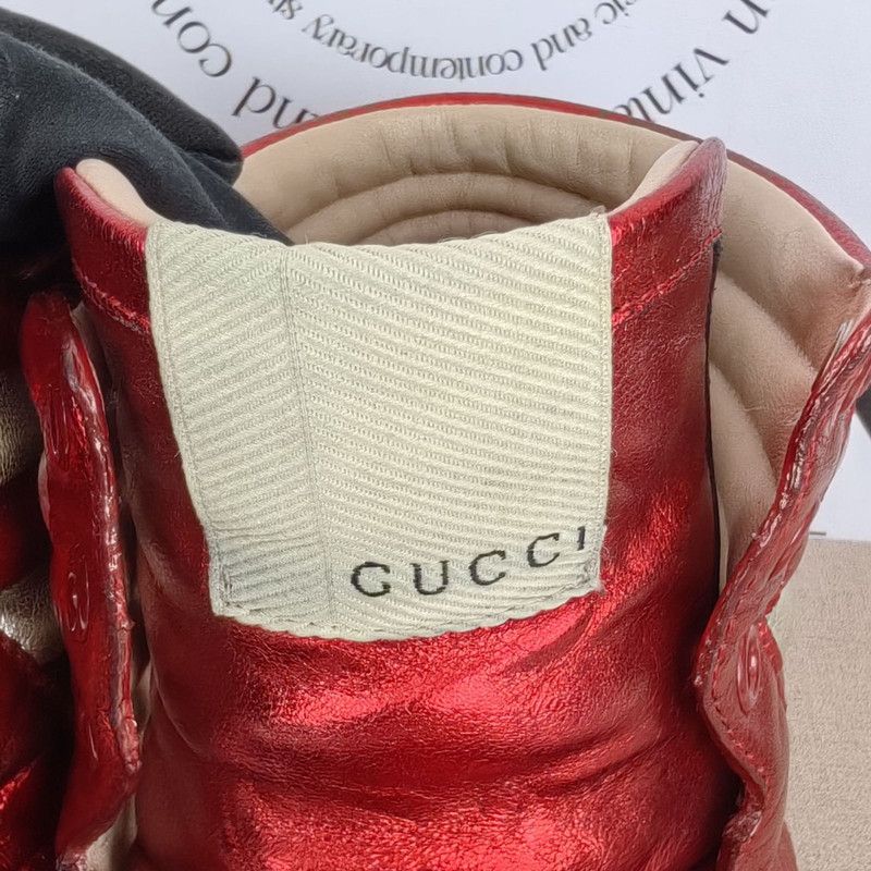 Gucci Gucci Colorblock High-Top Casual Sneakers 0079 Size US 8.5 / EU 41-42 - 10 Thumbnail