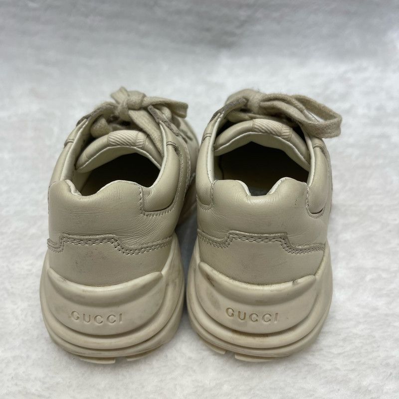 Gucci Gucci Rhyton Leather Baby Shoes in Ivory 0079 Size US 8 / EU 41 - 3 Thumbnail