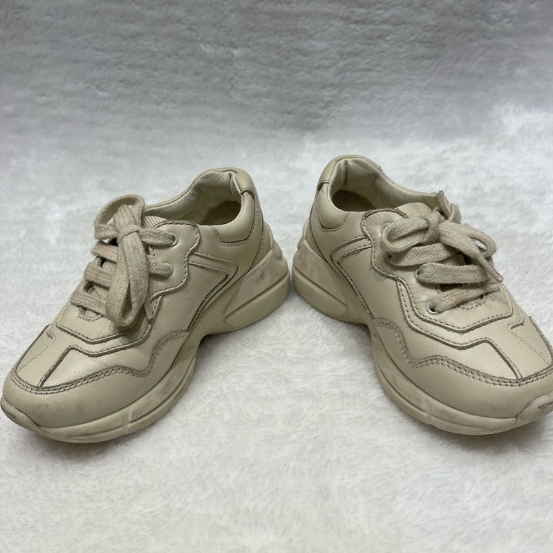 Gucci Gucci Rhyton Leather Baby Shoes in Ivory 0079 Size US 8 / EU 41 - 5 Thumbnail