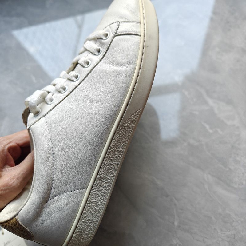 Gucci Gucci Minimalist White Lace-Up Sneakers for Men 0079 Size US 8.5 / EU 41-42 - 9 Thumbnail