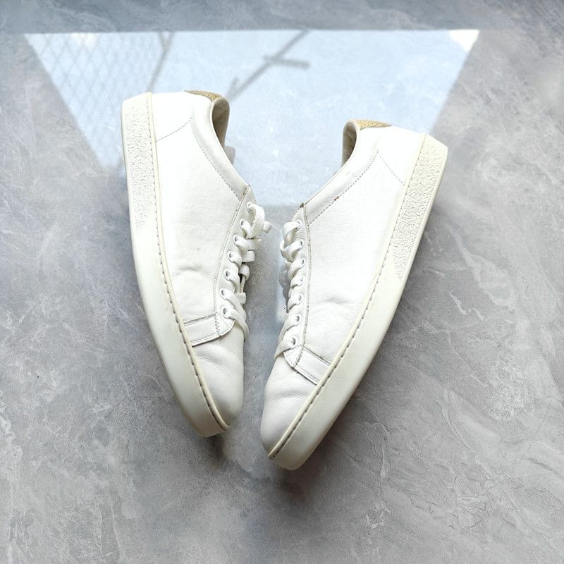 Gucci Gucci Minimalist White Lace-Up Sneakers for Men 0079 Size US 8.5 / EU 41-42 - 10 Thumbnail