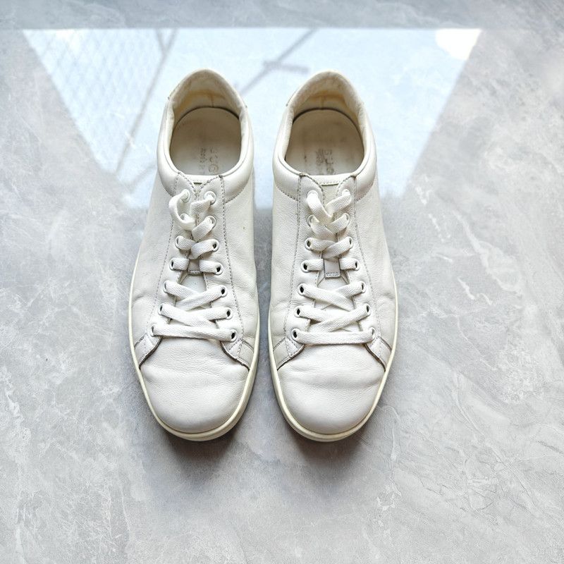 Gucci Gucci Minimalist White Lace-Up Sneakers for Men 0079 Size US 8.5 / EU 41-42 - 2 Thumbnail