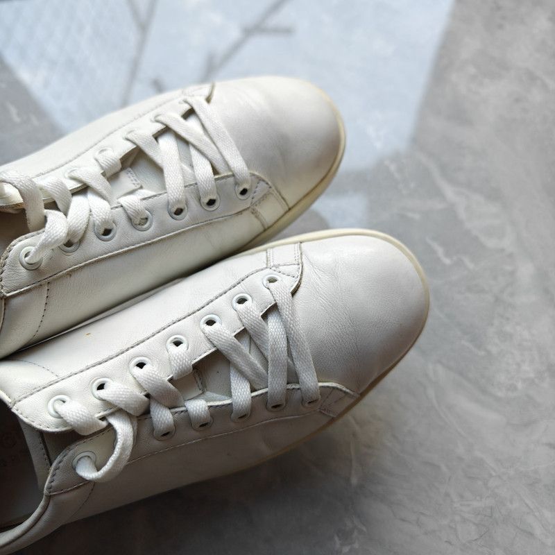 Gucci Gucci Minimalist White Lace-Up Sneakers for Men 0079 Size US 8.5 / EU 41-42 - 7 Thumbnail