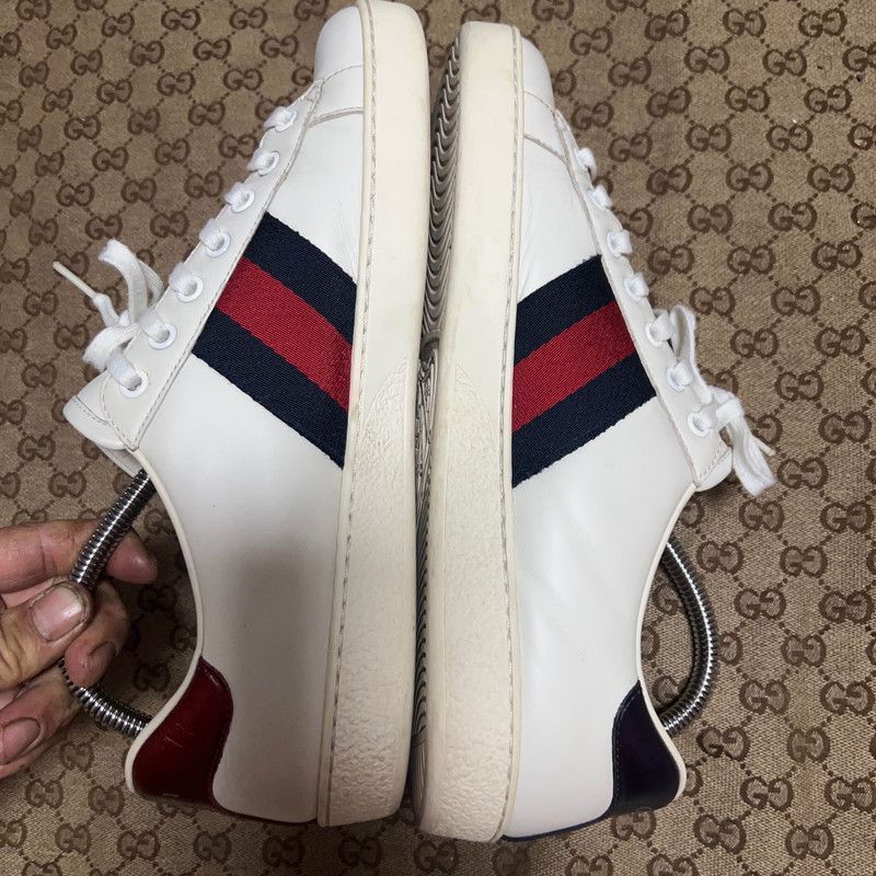Gucci Gucci Ace Embroidered Love Fashion Sneakers 0079 Size US 8 / EU 41 - 6 Thumbnail