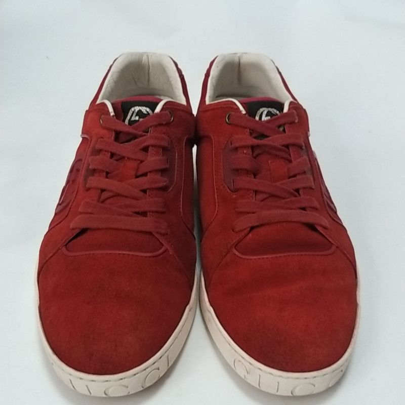 Gucci Gucci Red Low-Top Sneakers 0079 Size US 9.5 / EU 42-43 - 2 Thumbnail