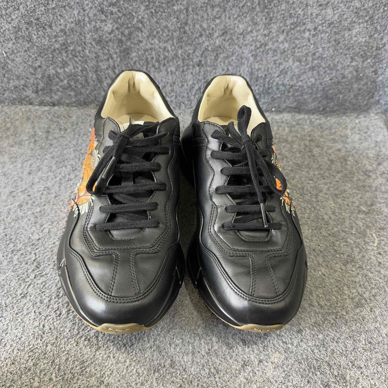 Gucci Gucci Rhyton Black Tiger Head Sneakers 0079 Size US 8 / EU 41 - 2 Thumbnail