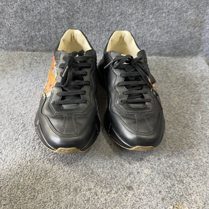 Gucci Gucci Rhyton Black Tiger Head Sneakers 0079 Size US 8 / EU 41 - 6 Thumbnail