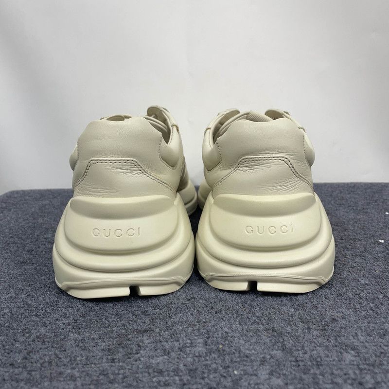 Gucci Gucci Rhyton Classic Logo Sneakers in Beige 0079 Size US 8 / EU 41 - 3 Thumbnail
