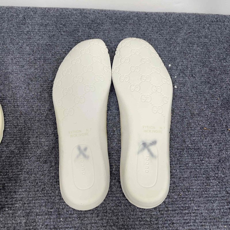 Gucci Gucci Rhyton Classic Logo Sneakers in Beige 0079 Size US 8 / EU 41 - 7 Thumbnail