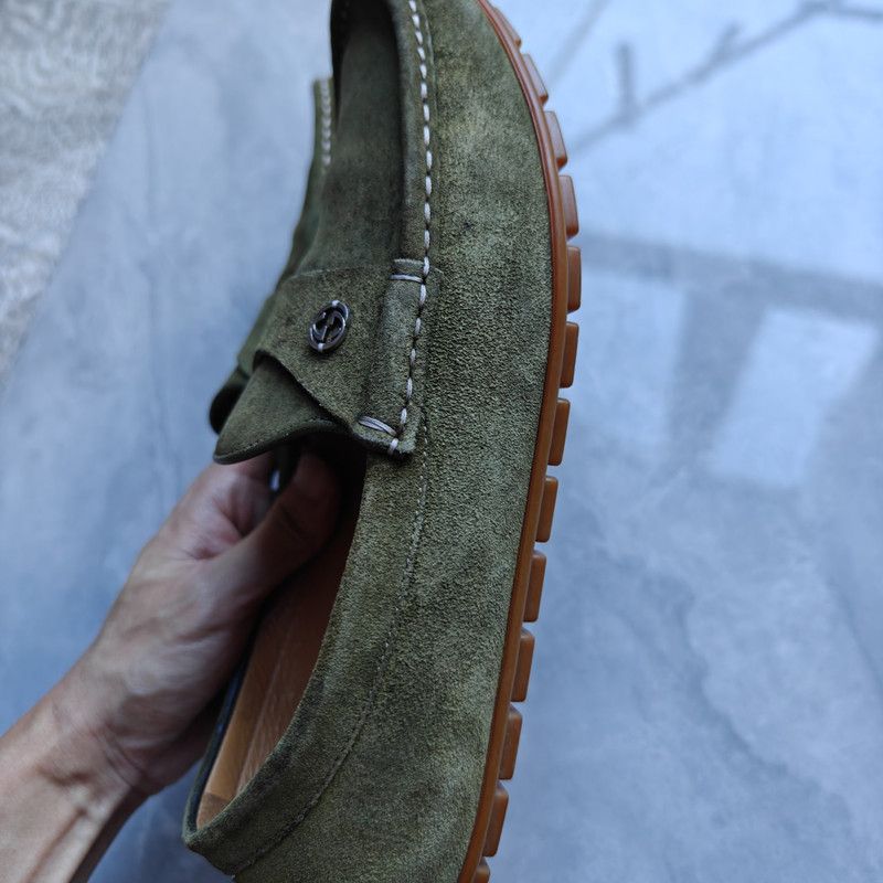 Gucci Gucci Classic Logo Green Loafers for Men and Women 0079 Size US 8 / EU 41 - 7 Thumbnail