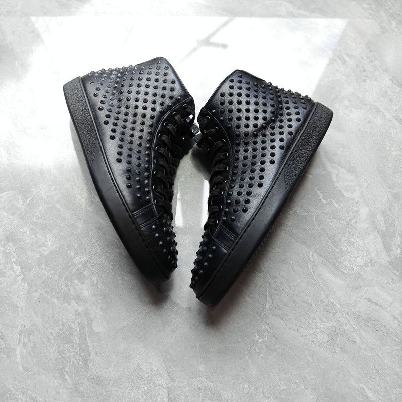 Gucci Gucci High-Top Studded Sneakers in Black 0079 Size US 8.5 / EU 41-42 - 11 Thumbnail