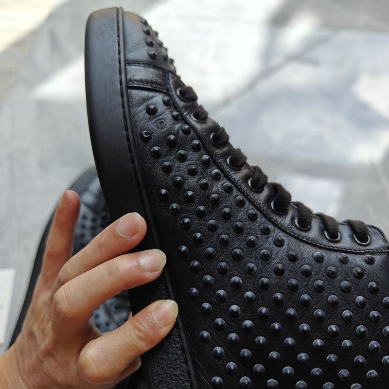 Gucci Gucci High-Top Studded Sneakers in Black 0079 Size US 8.5 / EU 41-42 - 10 Thumbnail