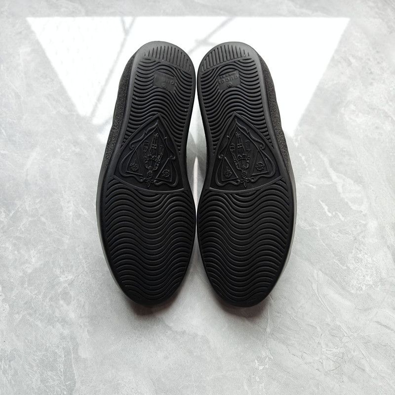 Gucci Gucci Ace Bee Black Fashion Sneakers for Men 0079 Size US 9.5 / EU 42-43 - 4 Thumbnail