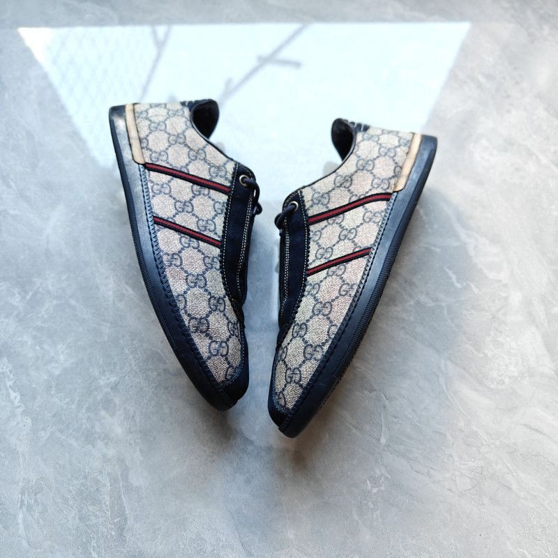 Gucci Gucci Colorblock Suede Casual Sneakers 0079 Size US 8.5 / EU 41-42 - 9 Thumbnail