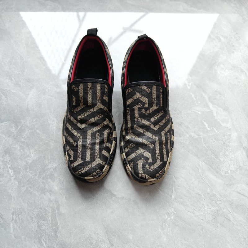 Gucci Gucci Leather Stylish Casual Slip-ons 0079 Size US 7 / EU 40 - 2 Thumbnail