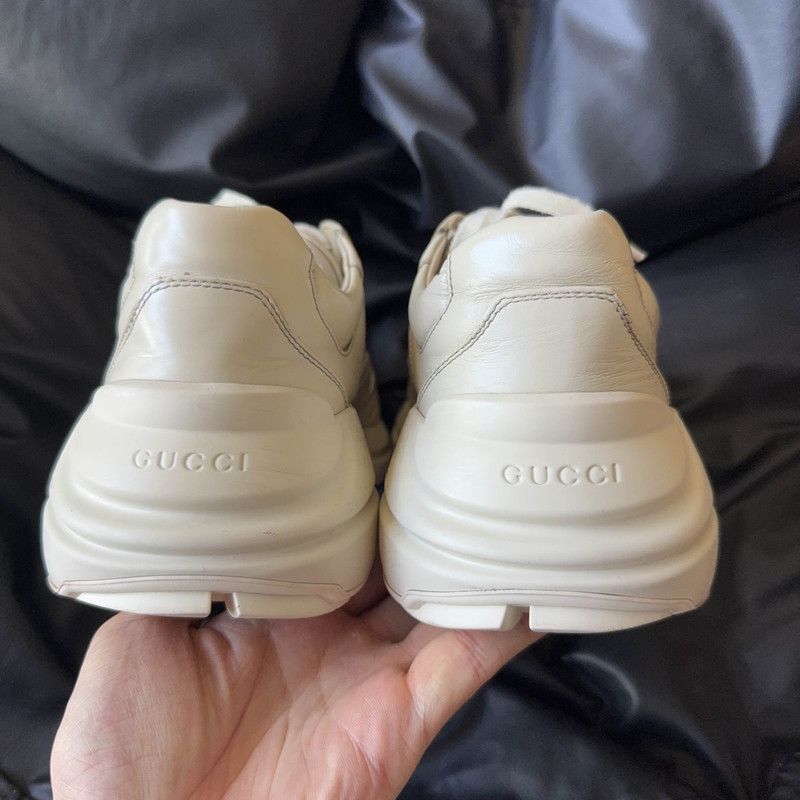 Gucci Gucci Rhyton Low Top Dad Sneakers in Ivory 0079 Size US 9.5 / EU 42-43 - 3 Thumbnail