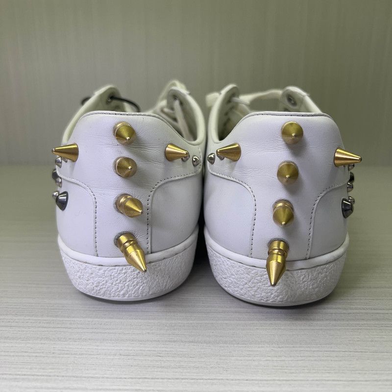 Gucci Gucci Studded Fashion Sneakers in White 0079 Size US 7.5 / EU 40-41 - 3 Thumbnail
