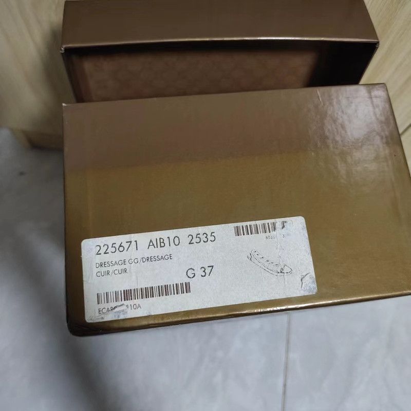 Gucci Gucci Brown Logo Print Loafers 0079 Size US 7.5 / EU 40-41 - 9 Thumbnail