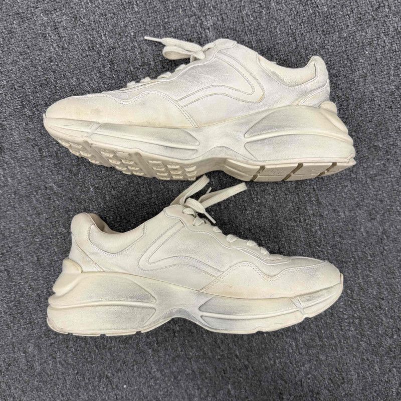 Gucci Gucci Rhyton Leather Lip Print Low-top Sneakers 0079 Size US 8 / EU 41 - 6 Thumbnail
