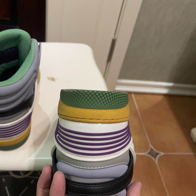 Gucci Gucci High-Top Basketball Sneakers in Black Red White 0079 Size US 8.5 / EU 41-42 - 6 Thumbnail