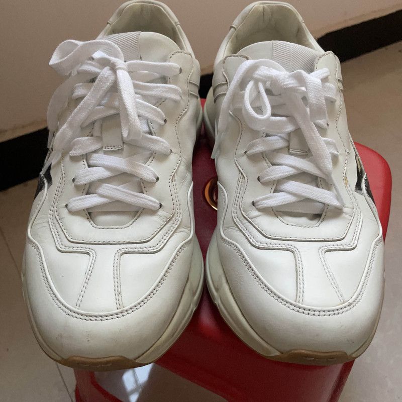Gucci Gucci Rhyton Low-Top Dad Sneakers with Tiger Print 0079 Size US 8 / EU 41 - 2 Thumbnail