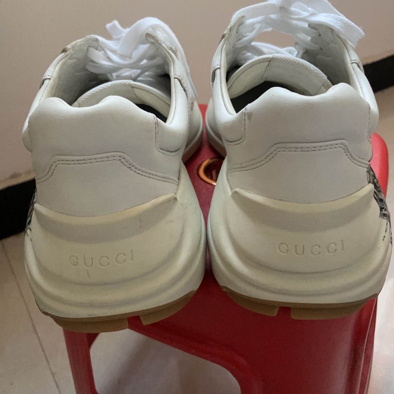 Gucci Gucci Rhyton Low-Top Dad Sneakers with Tiger Print 0079 Size US 8 / EU 41 - 3 Thumbnail