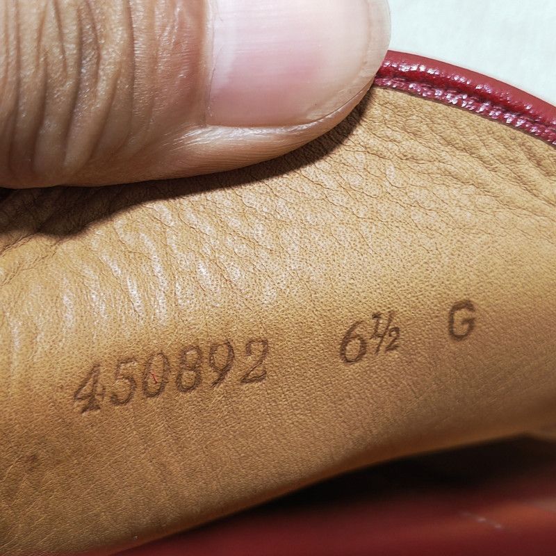 Gucci Gucci Stylish Red Suede Flats 0079 Size US 9.5 / EU 42-43 - 5 Thumbnail