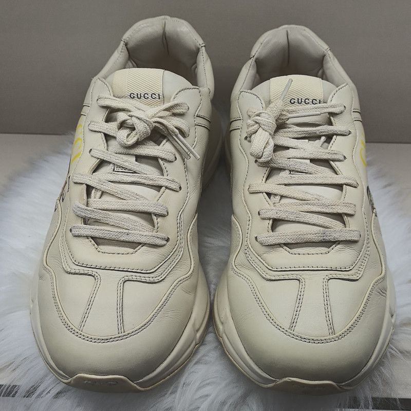Gucci Gucci Rhyton Logo Low-Top Sneakers for Men 0079 Size US 9.5 / EU 42-43 - 2 Thumbnail