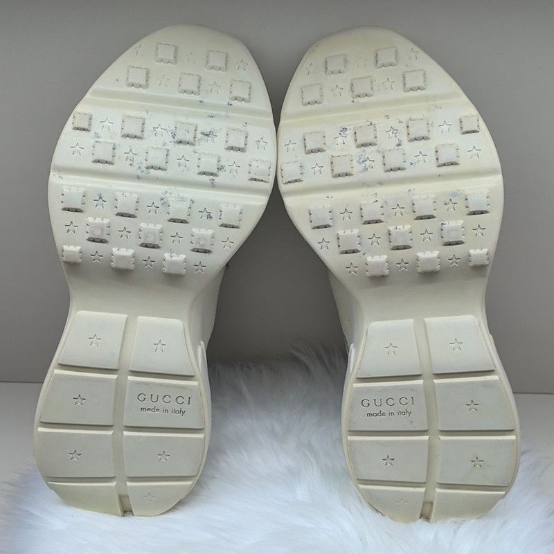 Gucci Gucci Rhyton Logo Low-Top Sneakers for Men 0079 Size US 9.5 / EU 42-43 - 4 Thumbnail