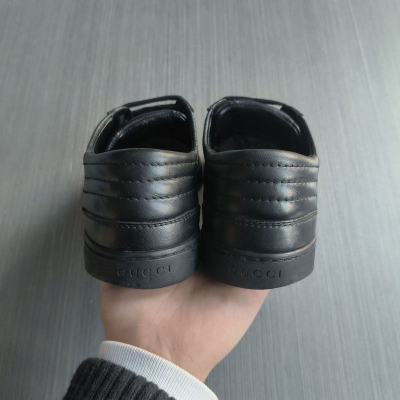 Gucci Gucci GG Supreme Black Low-Top Fashion Sneakers 0079 Size US 9.5 / EU 42-43 - 3 Thumbnail