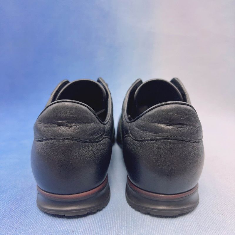 Gucci Gucci Black Leather Casual Sneakers 0079 Size US 8.5 / EU 41-42 - 3 Thumbnail
