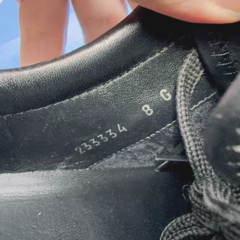 Gucci Gucci Black Leather Casual Sneakers 0079 Size US 8.5 / EU 41-42 - 5 Thumbnail