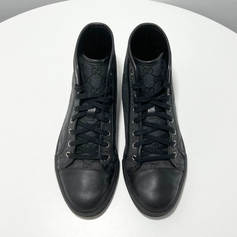 Gucci Gucci Retro GG Canvas High-Top Sneakers 0079 Size US 8 / EU 41 - 6 Thumbnail