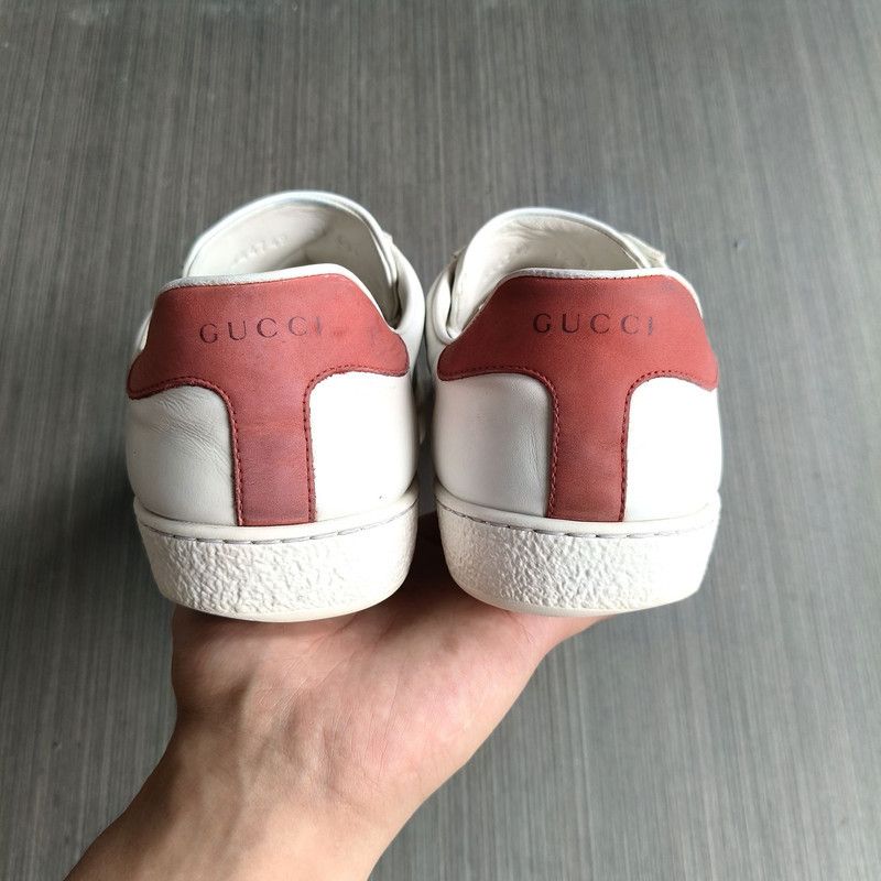 Gucci Gucci Ace Leather Double G Sneakers for Men 0079 Size US 8 / EU 41 - 3 Thumbnail