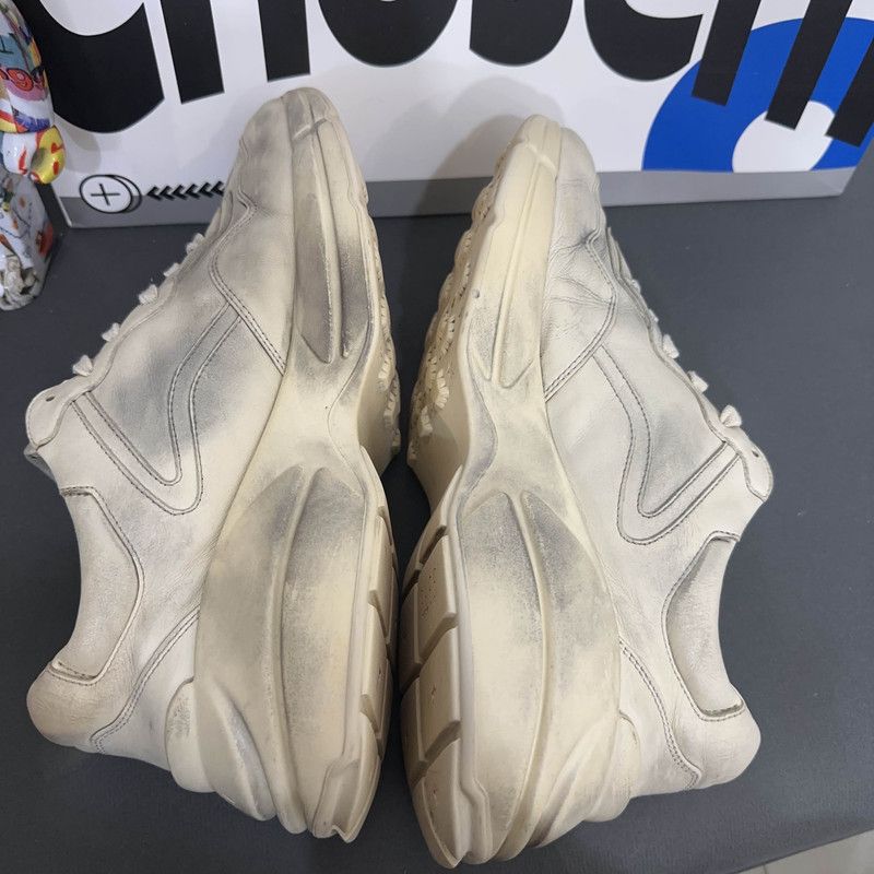 Gucci Gucci Rhyton Leather Lip Print Low-Top Sneakers 0079 Size US 8.5 / EU 41-42 - 6 Thumbnail