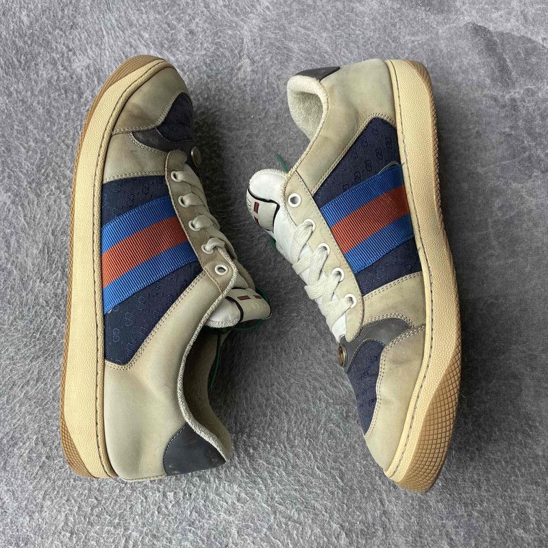 Gucci Gucci Screener Vintage Low-Top Sneakers for Men 0079 Size US 11 / EU 44 - 6 Thumbnail