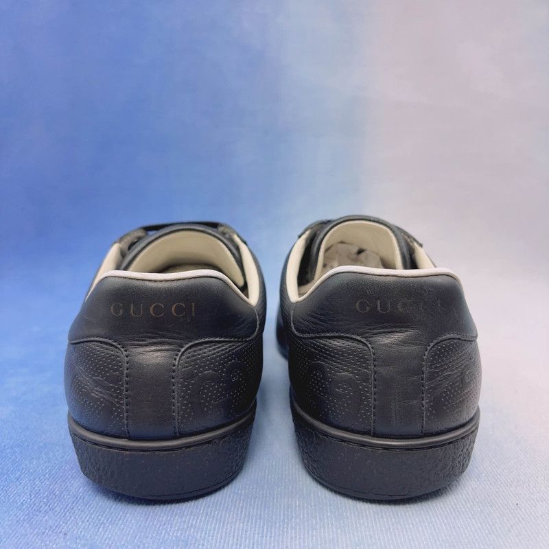 Gucci Gucci Ace GG Logo Low-Top Sneakers 0079 Size US 7.5 / EU 40-41 - 3 Thumbnail