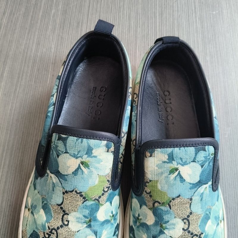 Gucci Gucci Floral Print Slip-On Sneakers for Men 0079 Size US 8.5 / EU 41-42 - 9 Thumbnail