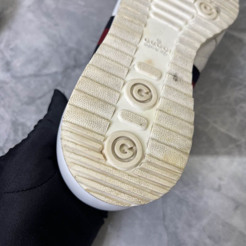 Gucci Gucci Leather GG Canvas Sneakers 0079 Size US 9.5 / EU 42-43 - 10 Thumbnail