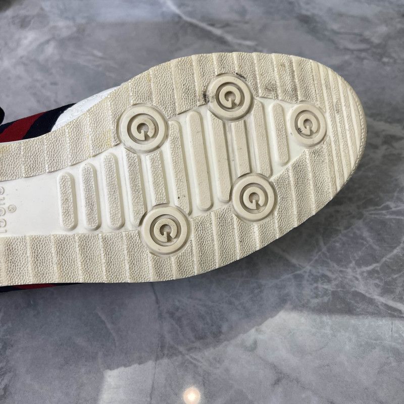 Gucci Gucci Leather GG Canvas Sneakers 0079 Size US 9.5 / EU 42-43 - 7 Thumbnail