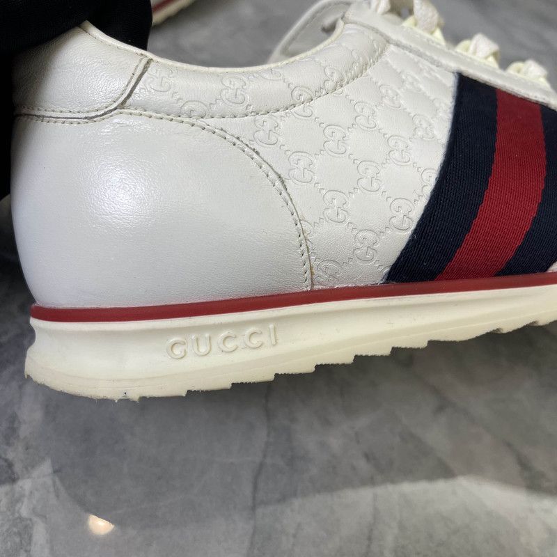 Gucci Gucci Leather GG Canvas Sneakers 0079 Size US 9.5 / EU 42-43 - 9 Thumbnail