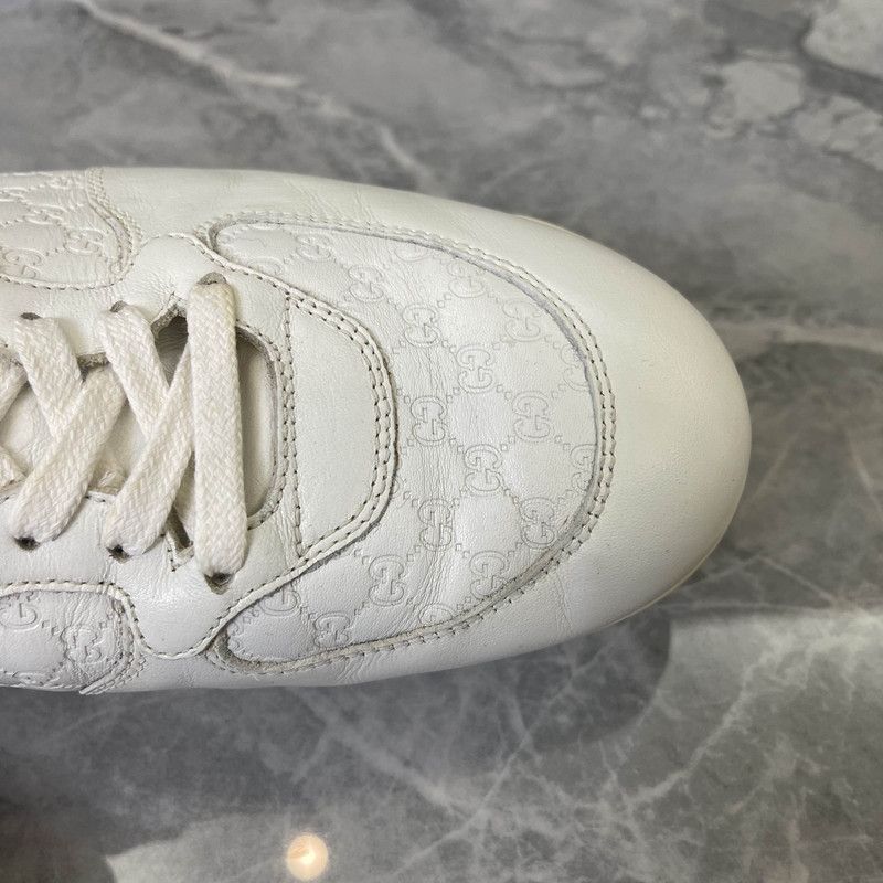 Gucci Gucci Leather GG Canvas Sneakers 0079 Size US 9.5 / EU 42-43 - 17 Thumbnail
