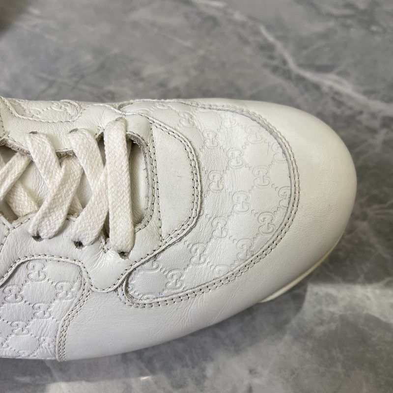 Gucci Gucci Leather GG Canvas Sneakers 0079 Size US 9.5 / EU 42-43 - 16 Thumbnail