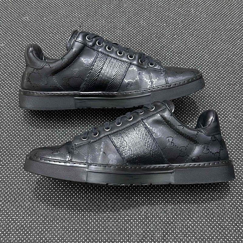 Gucci Gucci Stylish Black Casual Sneakers 0079 Size US 7.5 / EU 40-41 - 7 Thumbnail