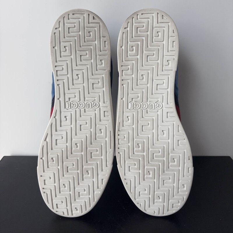 Gucci Gucci ACE Low-top Blue Sneakers 0079 Size US 10.5 / EU 43-44 - 4 Thumbnail